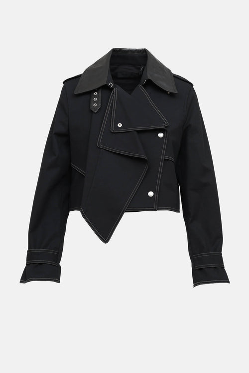 Helmut Lang Cropped Trench Jacket