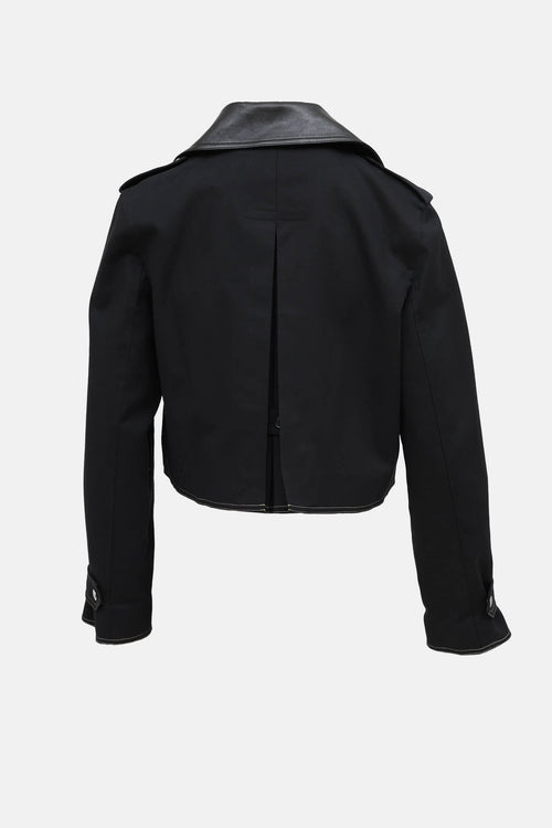 Helmut Lang Cropped Trench Jacket