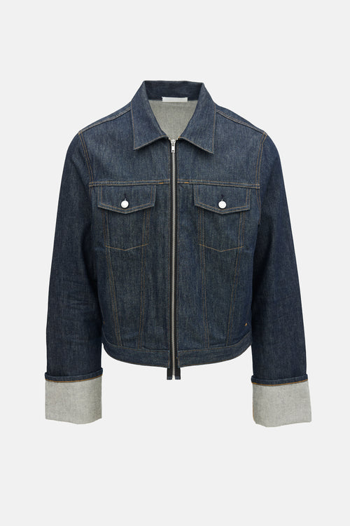 Helmut Lang Denim Zip Jacket