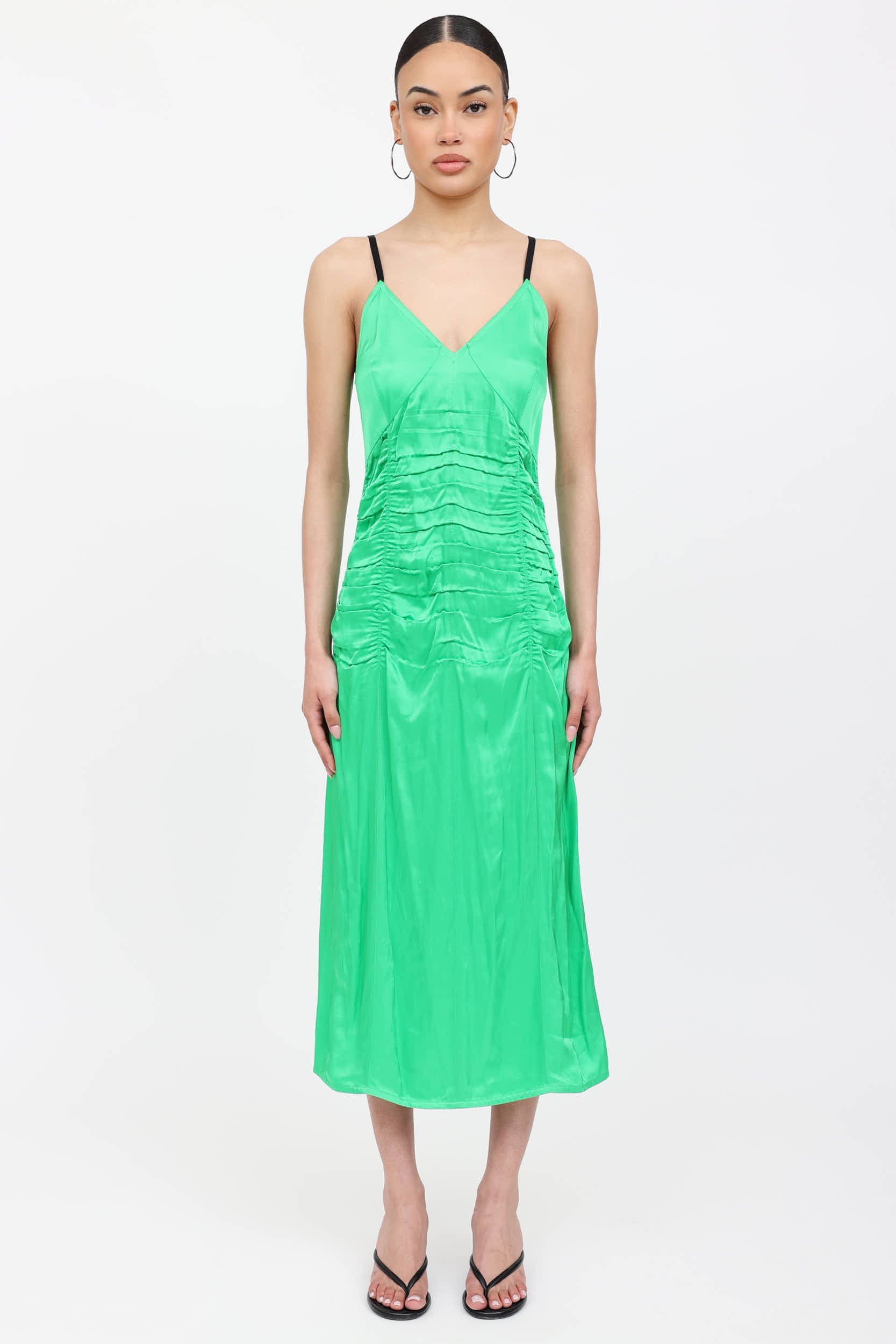 Helmut Lang // Ruched Slip Dress – VSP Consignment