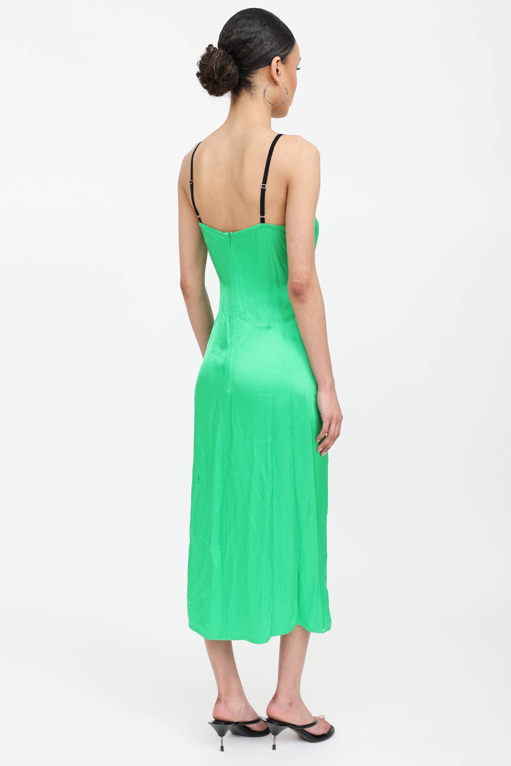 Helmut Lang // Ruched Slip Dress VSP Consignment Helmut Lang // Ruched Slip Dress VSP Consignment