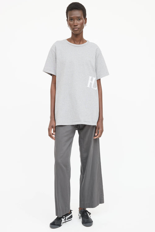 Helmut Lang Embroidered Logo T-Shirt