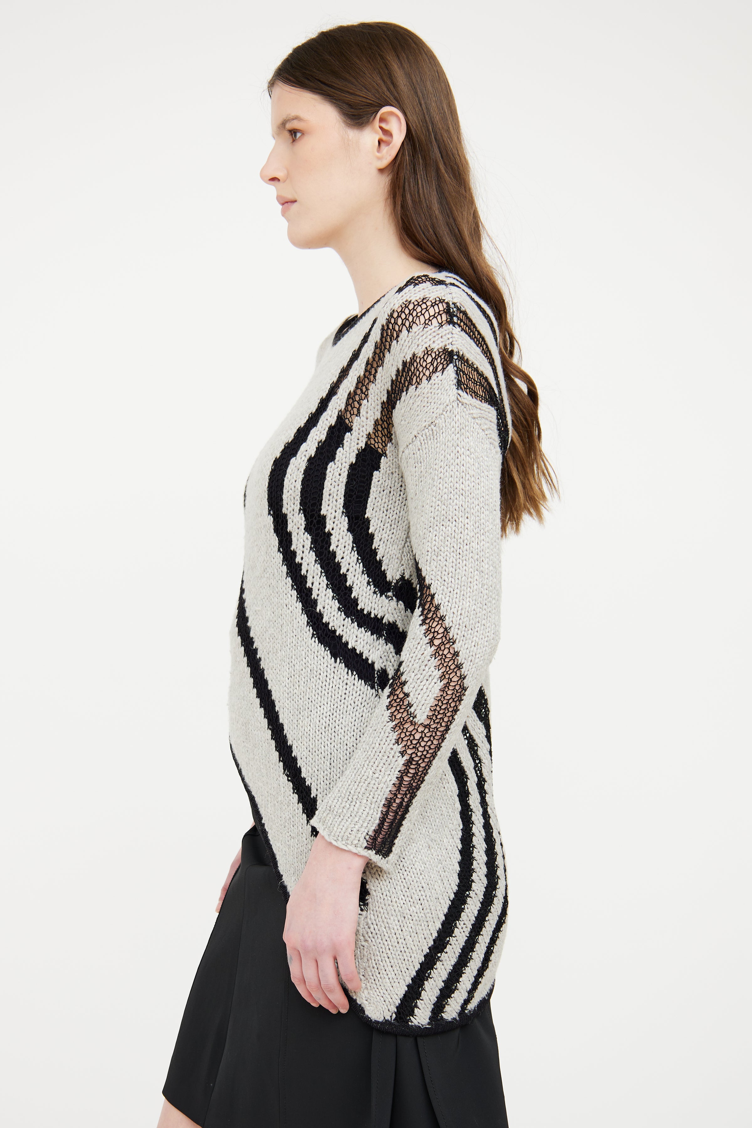 2022 新作】 ニット/セーター knit design mesh lang helmut ニット