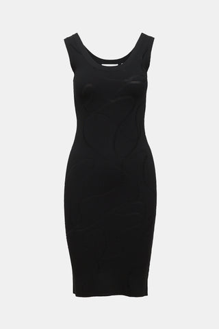 Helmut Lang Knit Patterned Dress