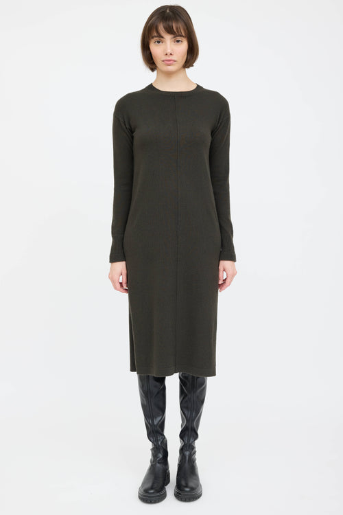 Helmut Lang Cashmere Knit Sweater Dress