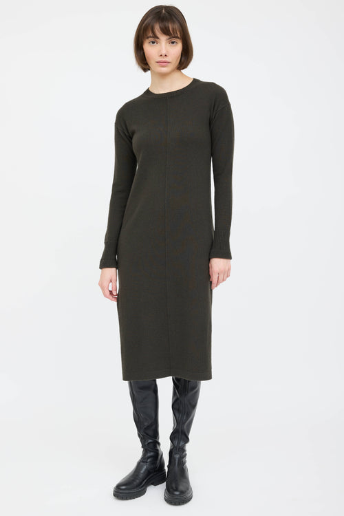 Helmut Lang Cashmere Knit Sweater Dress