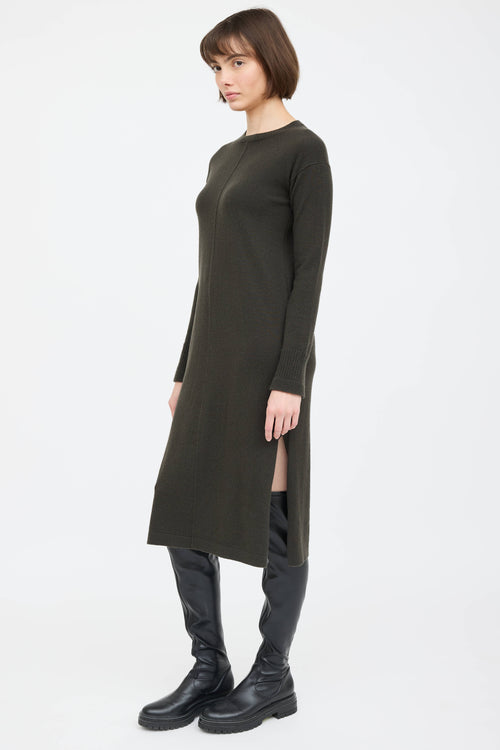 Helmut Lang Cashmere Knit Sweater Dress