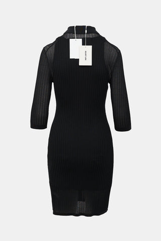 Helmut Lang Knit Polo Dress