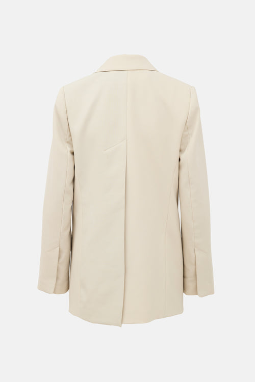 Helmut Lang Logo Band & Button Blazer