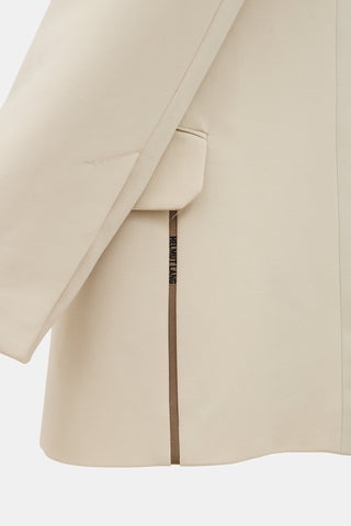 Helmut Lang Logo Band & Button Blazer