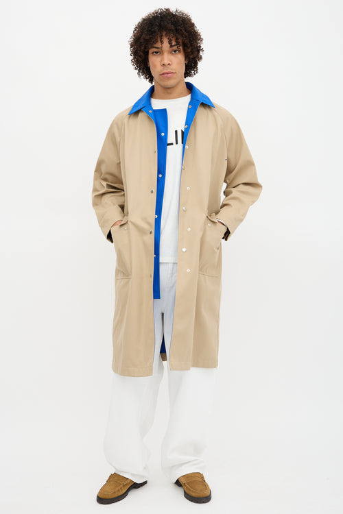 Helmut Lang Mac Coated Rain Coat