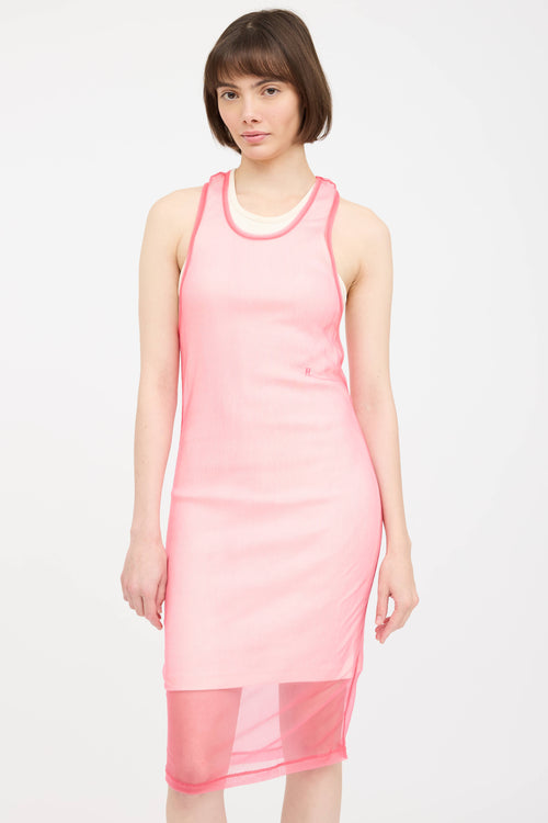 Helmut Lang Layered Tank Dress