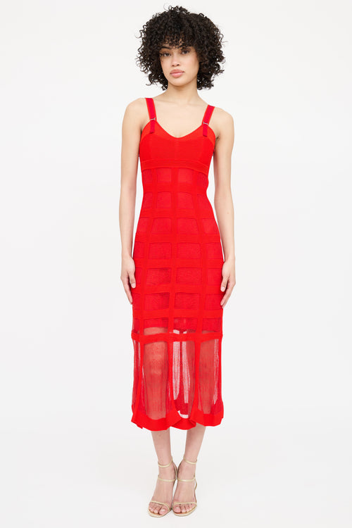 Alexander McQueen Laced Sleeveless Dress