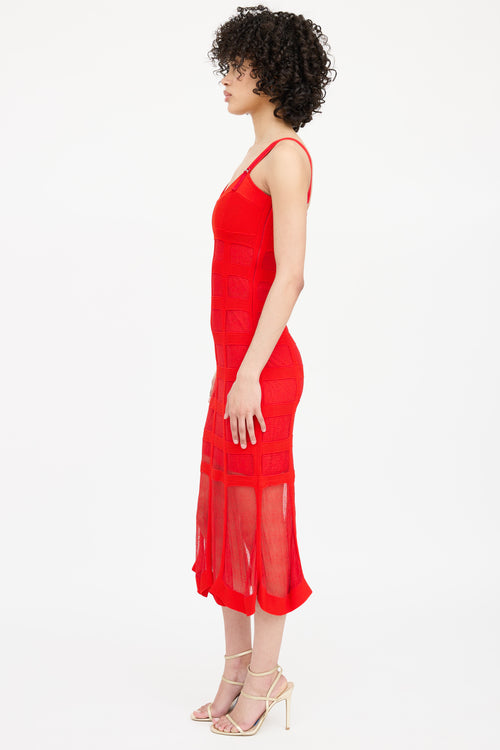 Alexander McQueen Laced Sleeveless Dress