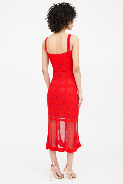 Alexander McQueen Laced Sleeveless Dress