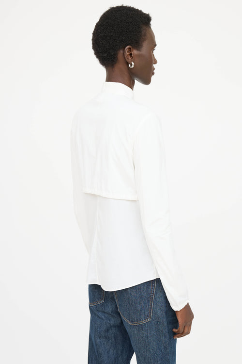 Helmut Lang Layered Button Up Shirt