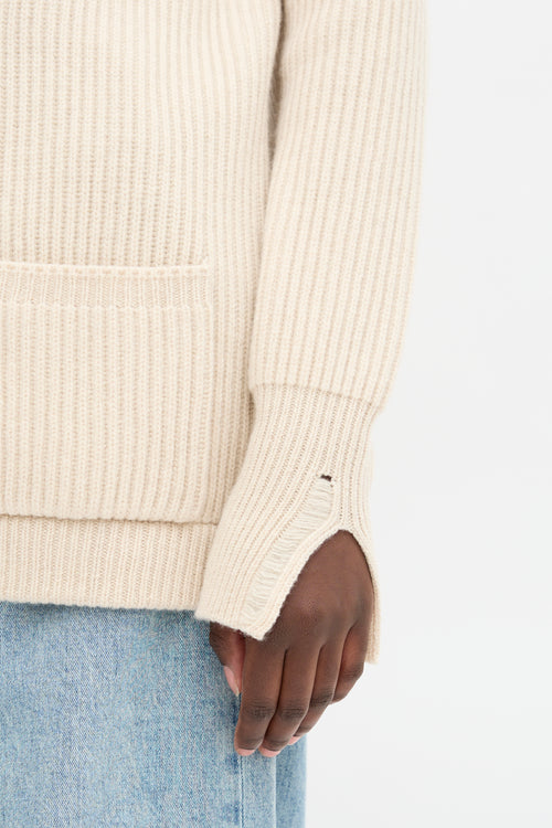 Helmut Lang Wool Oversized Cardigan