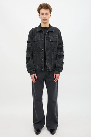 Helmut Lang Denim MR 87 Destroy Jacket