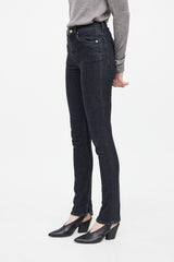 Helmut Lang Black Tapered Jeans