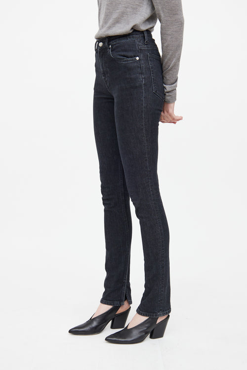 Helmut Lang Black Tapered Jeans