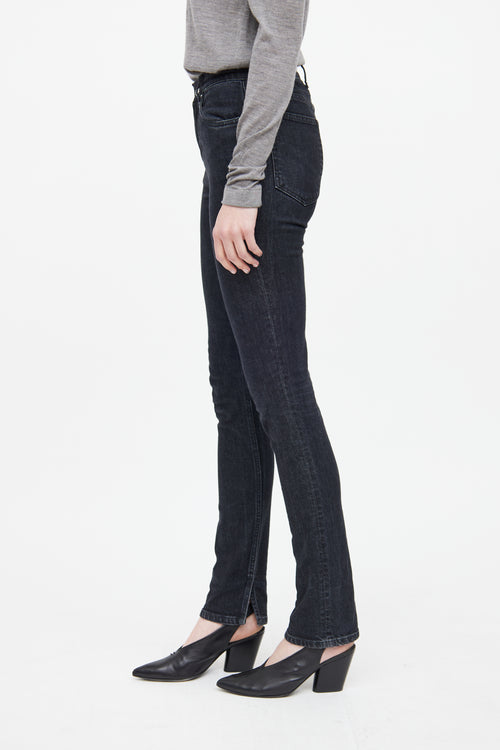 Helmut Lang Black Tapered Jeans