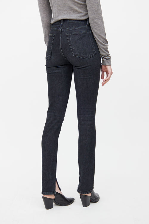 Helmut Lang Black Tapered Jeans