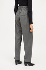Helmut Lang Grey Paperbag Waist Pant