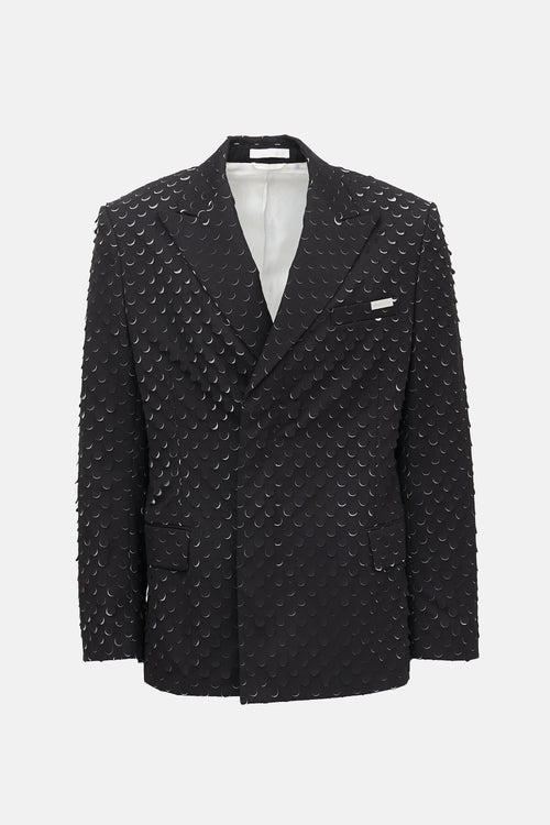 Helmut Lang Hole-Punched Car Blazer