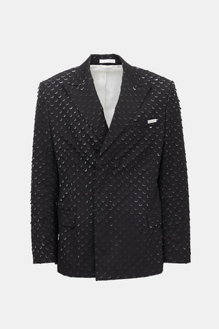Helmut Lang Hole-Punched Car Blazer