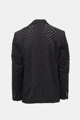 Helmut Lang Hole-Punched Car Blazer