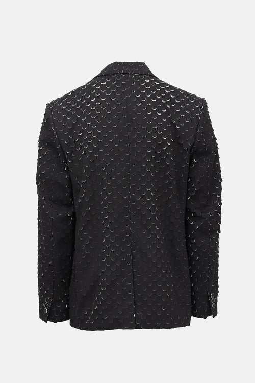 Helmut Lang Hole-Punched Car Blazer
