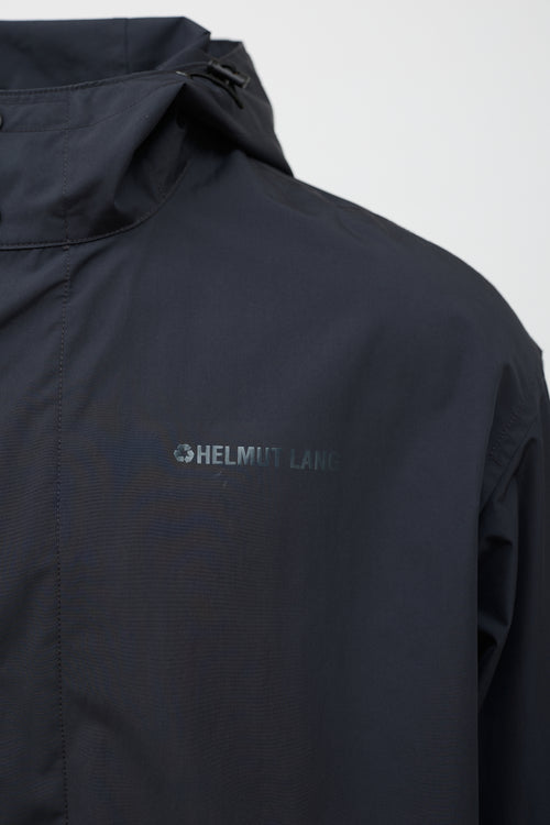 Helmut Lang Hooded Logo Coat