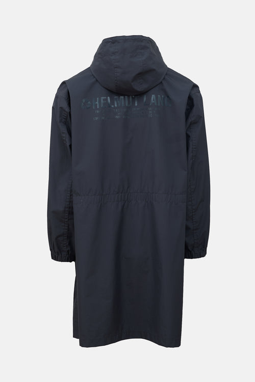 Helmut Lang Hooded Logo Coat