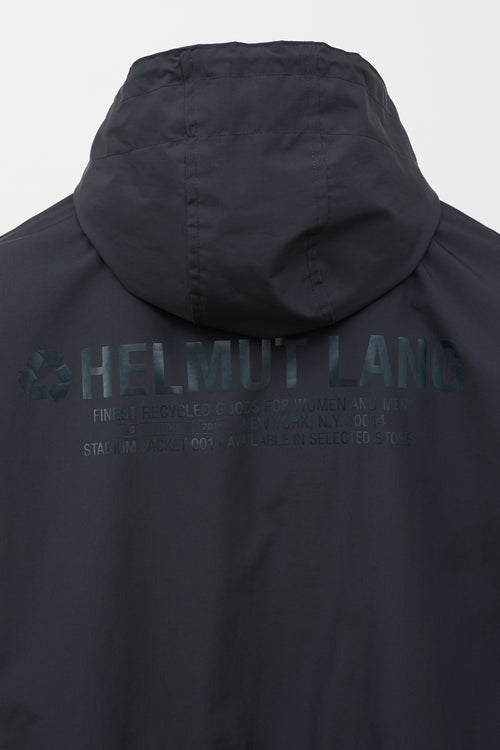 Helmut Lang Hooded Logo Coat