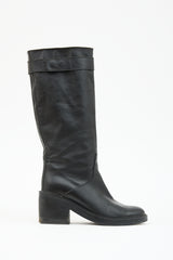 Helmut Lang Leather Riding Boot