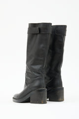 Helmut Lang Leather Riding Boot