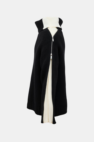 Wool & Cashmere Zip Sweater