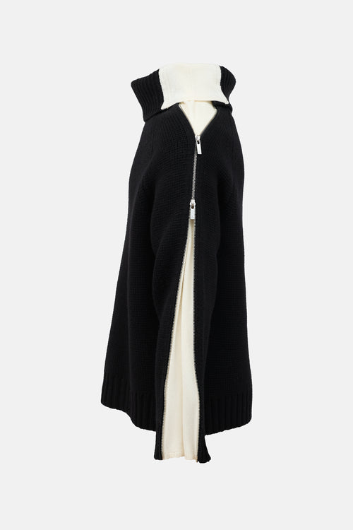 Wool & Cashmere Zip Sweater