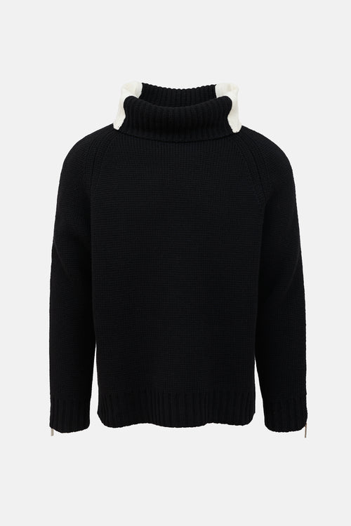 Wool & Cashmere Zip Sweater