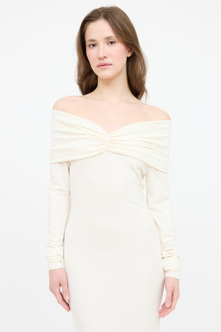 Helsa Off Shoulder Maxi Dress