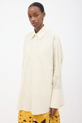 Helsa Oversized Pinstripe Shirt