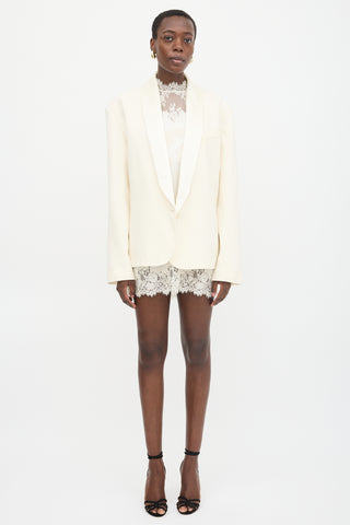 Helsa Wool Tux Blazer