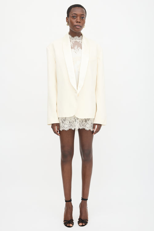 Helsa Wool Tux Blazer