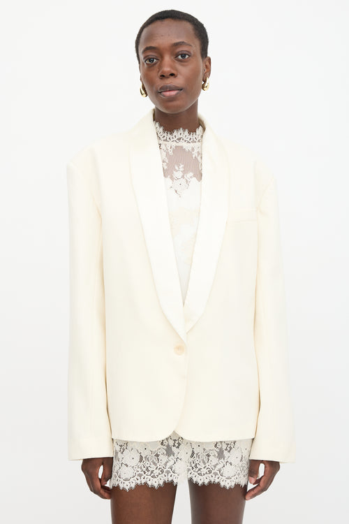 Helsa Wool Tux Blazer