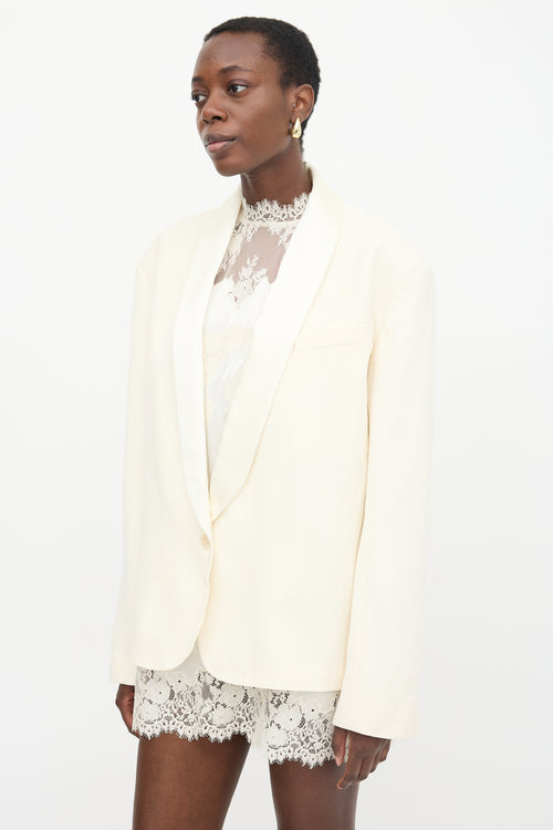 Helsa Wool Tux Blazer