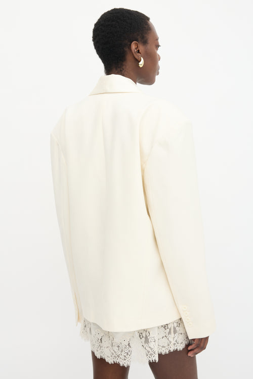 Helsa Wool Tux Blazer