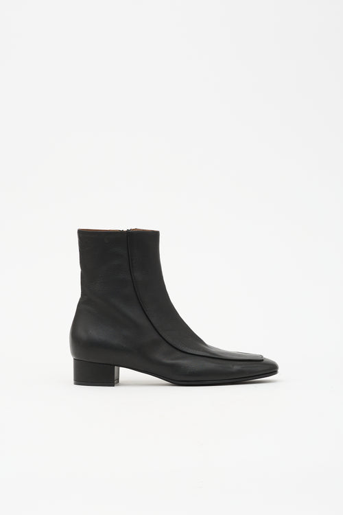 Herbert Levine Leather Shadow Ban Boot