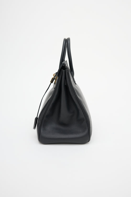 Hermès 1995 Noir Ardennes HAC Birkin 32 Bag