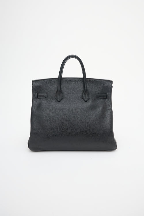 Hermès 1995 Noir Ardennes HAC Birkin 32 Bag