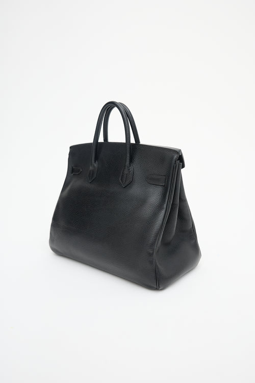 Hermès 1995 Noir Ardennes HAC Birkin 32 Bag